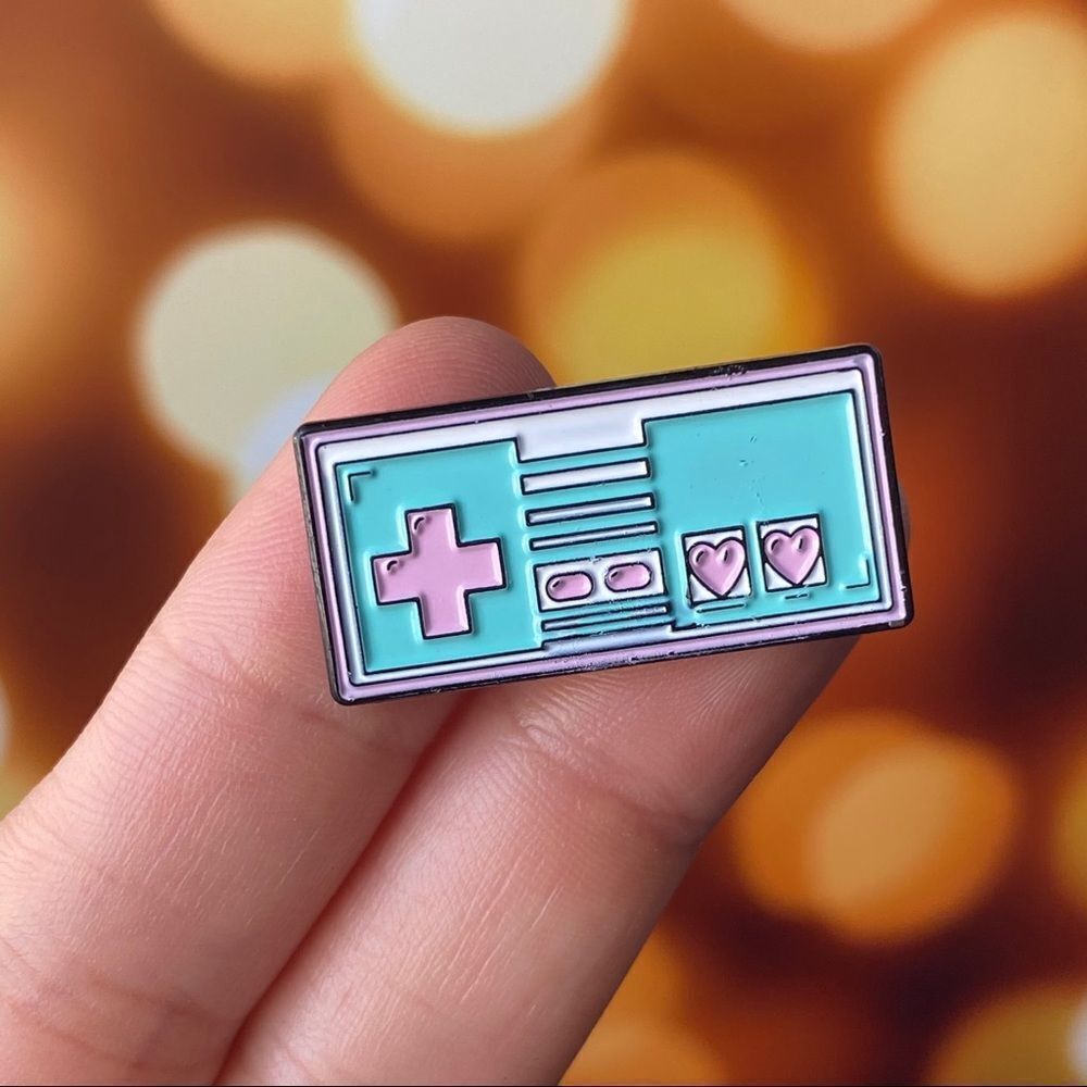 Game Controller Enamel Pin/ Brooch Lapel